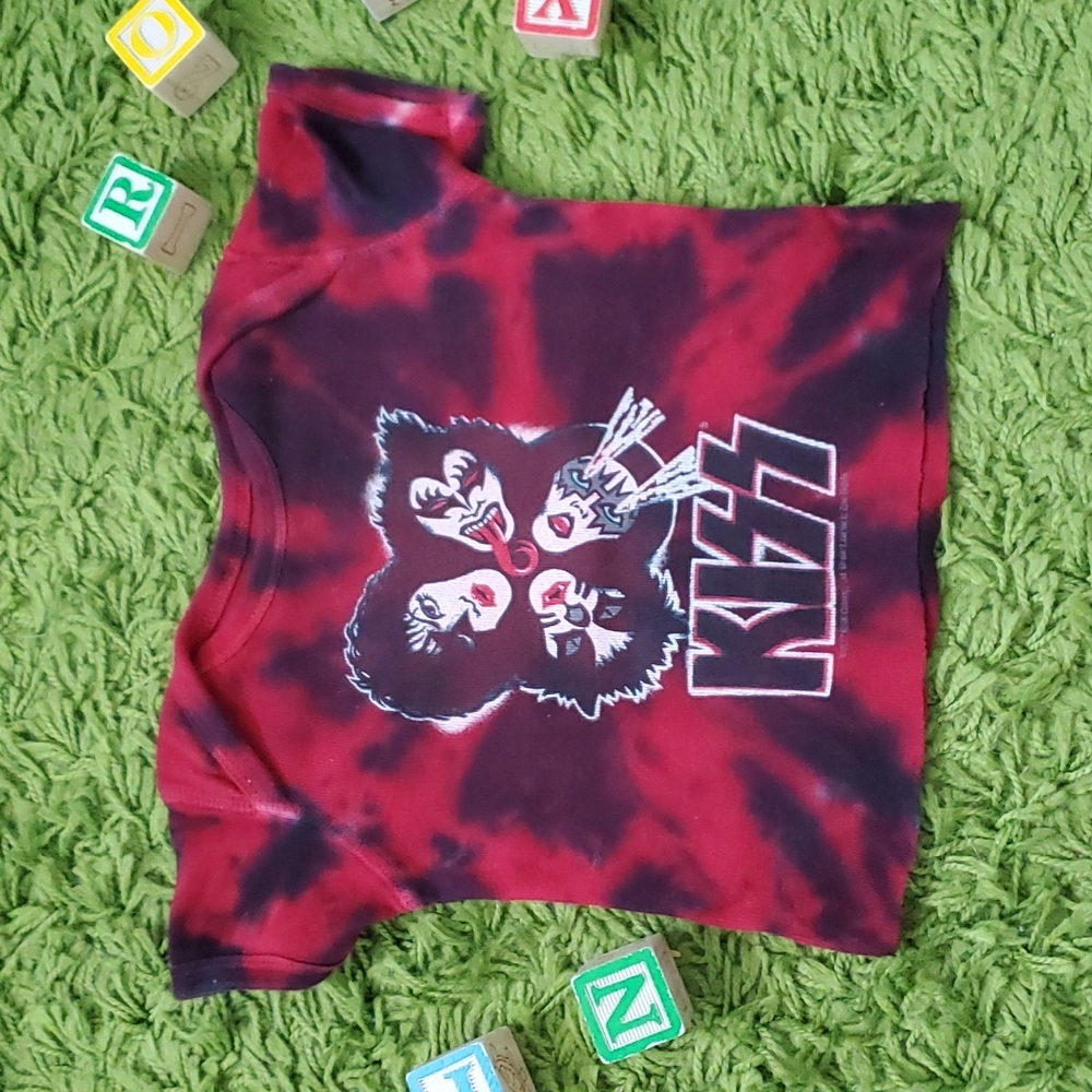 🤘Baby Tie-Dye Rock Tee KISS🤘